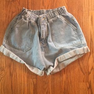 High waisted shorts